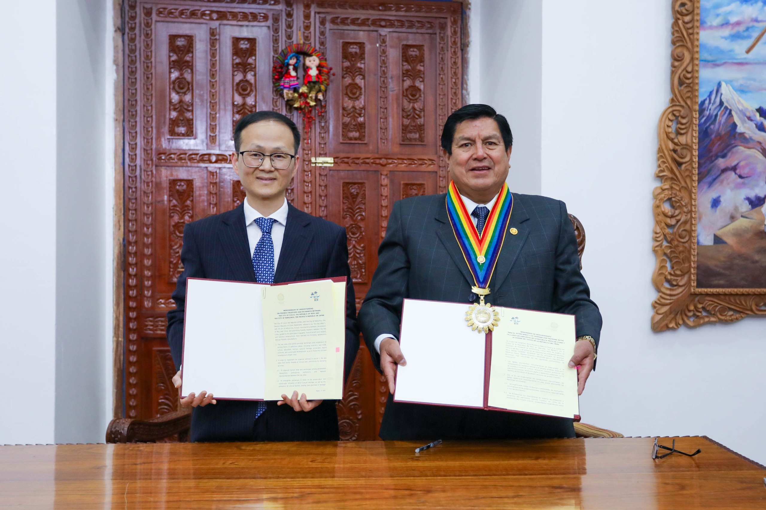 CUSCO Y HANGZHOU- CHINA FORTALECEN LAZOS DE COOPERACIÓN INTERNACIONAL QUE PERMITIRÁ IMPULSAR EL TURISMO